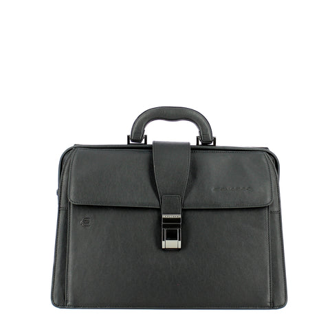 Piquadro - borsa medico black square - ca2007b3 - nero | Italystation.com - Shop Now at italystation.com