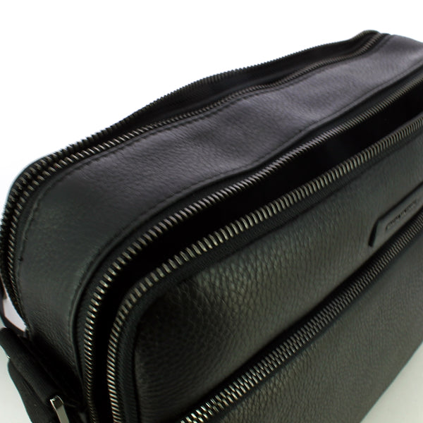 Piquadro - Tracolla Crossover CA5086MOS NERO | Italystation.com Shop Now at italystation.com