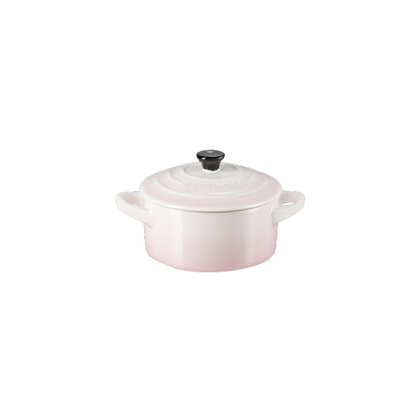 Le Creuset - Mini Coccotte Rotonda 10 cm Shell Pink - 71901107770100 - SHELL/PINK