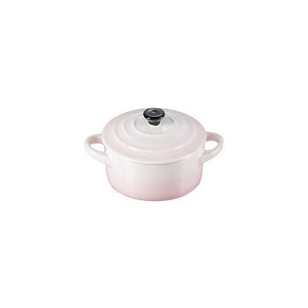 Le Creuset - Mini Coccotte Rotonda 10 cm Shell Pink - 71901107770100 - SHELL/PINK