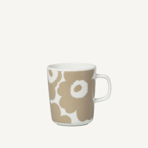 Marimekko - oiva/unikko mug 2,5 dl - 070401 - white,/beige | Italystation.com - Shop Now at italystation.com
