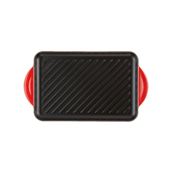 Le Creuset - Grill Rettangolare Tradition 32 cm Ciliegia - 20202320600460 - CERISE