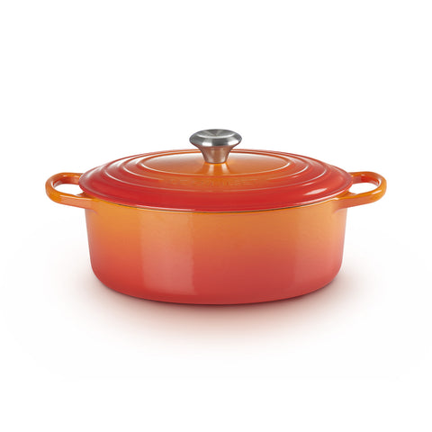 Le Creuset Le creuset - cocotte ovale 29 cm arancio - 21178290902430 - | Italystation.com - Shop Now at italystation.com