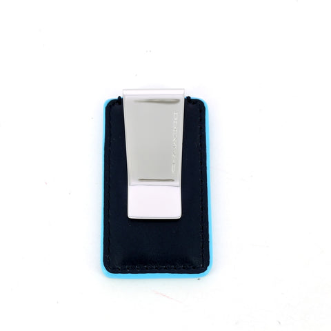 Piquadro - fermasoldi in pelle blue square - pp4857b2 - blu2 | Italystation.com - Shop Now at italystation.com