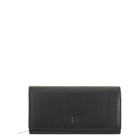 Dudubags - Portafoglio Grande Colorful Madeira Nero 534-277 | Italystation.com Shop Now at italystation.com