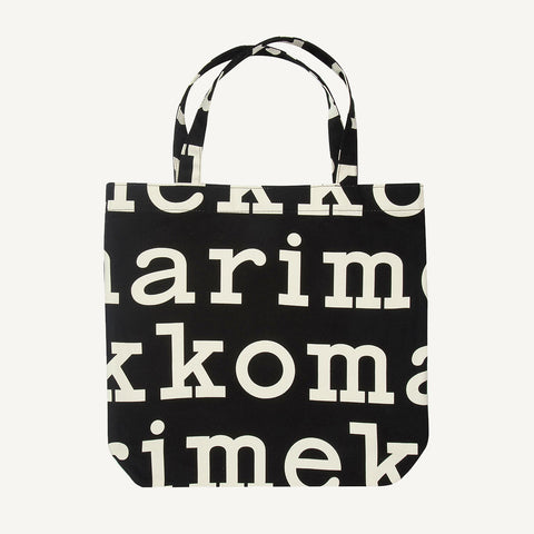 Marimekko - nokto logo bag - 047312 - black,/off/white | Italystation.com - Shop Now at italystation.com