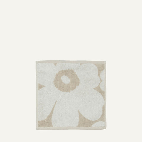 Marimekko - unikko mini towel 30x30 cm - 070233 - beige,/whi | Italystation.com - Shop Now at italystation.com