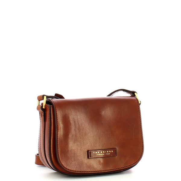 The Bridge - Vittoria Crossbody Bag - 04203001 - MARRONE/14/ORO