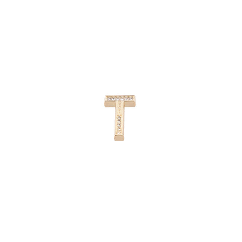 Liu Jo Liu jo - letterina in metallo con strass t - aa1351mcacc - lett | Italystation.com - Shop Now at italystation.com