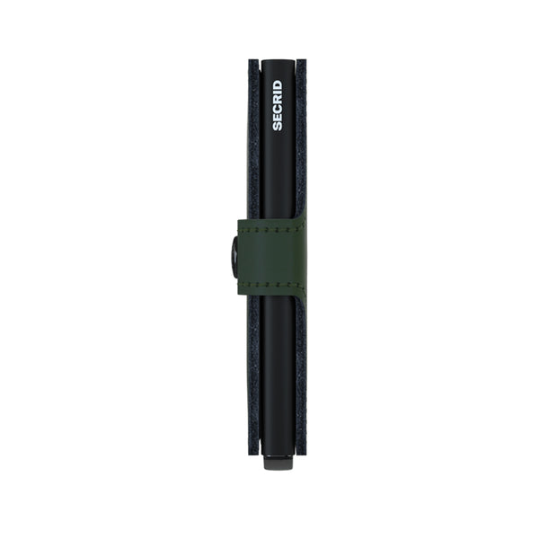 Secrid - Miniwallet Matte RFID Green-Black - MM-GREEN-BLACK - GREEN-BLACK