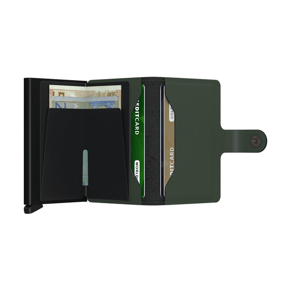 Secrid - Miniwallet Matte RFID Green-Black - MM-GREEN-BLACK - GREEN-BLACK