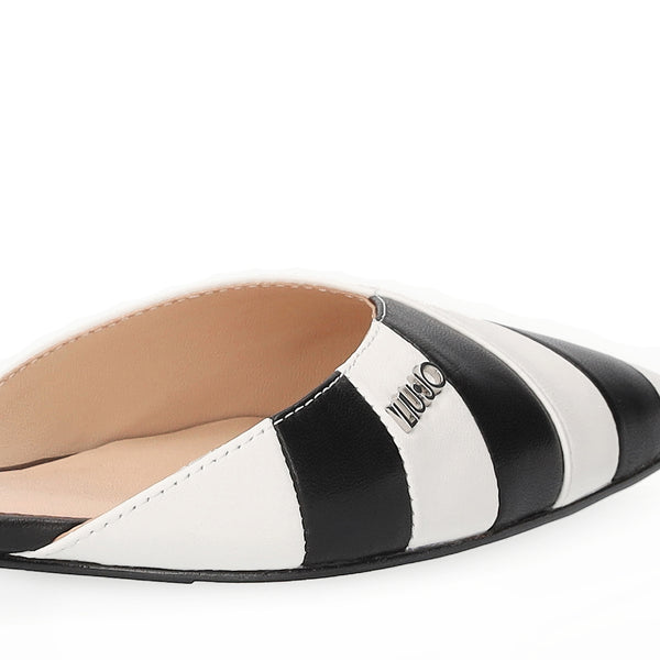 Liu Jo - Ballerine Viola a righe - SA1065PX156 - BIANCO/NERO