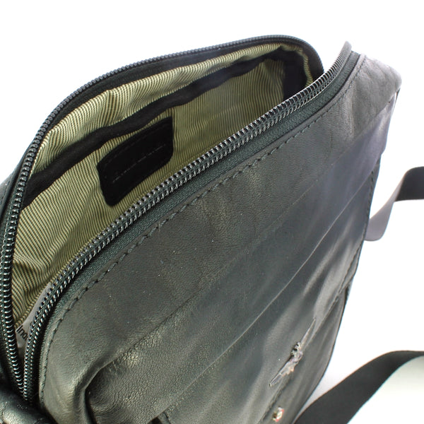 Aeronautica Militare - Borsello in pelle - AM303 - NERO