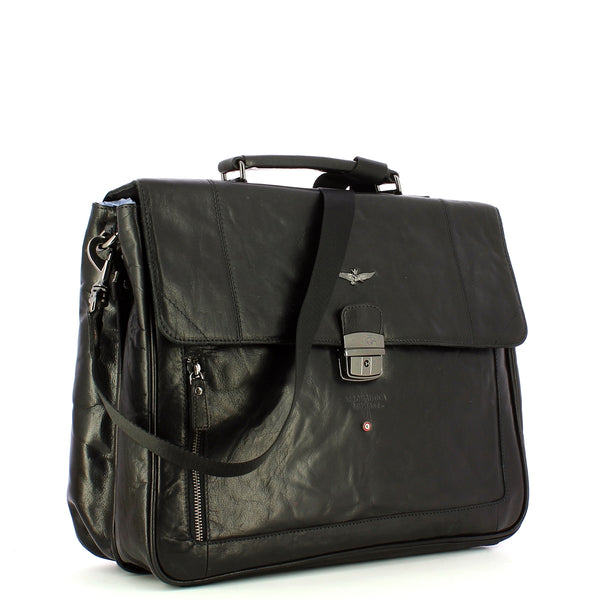 Aeronautica Militare - Cartella Porta PC in pelle | Italystation.com Shop Now at italystation.com