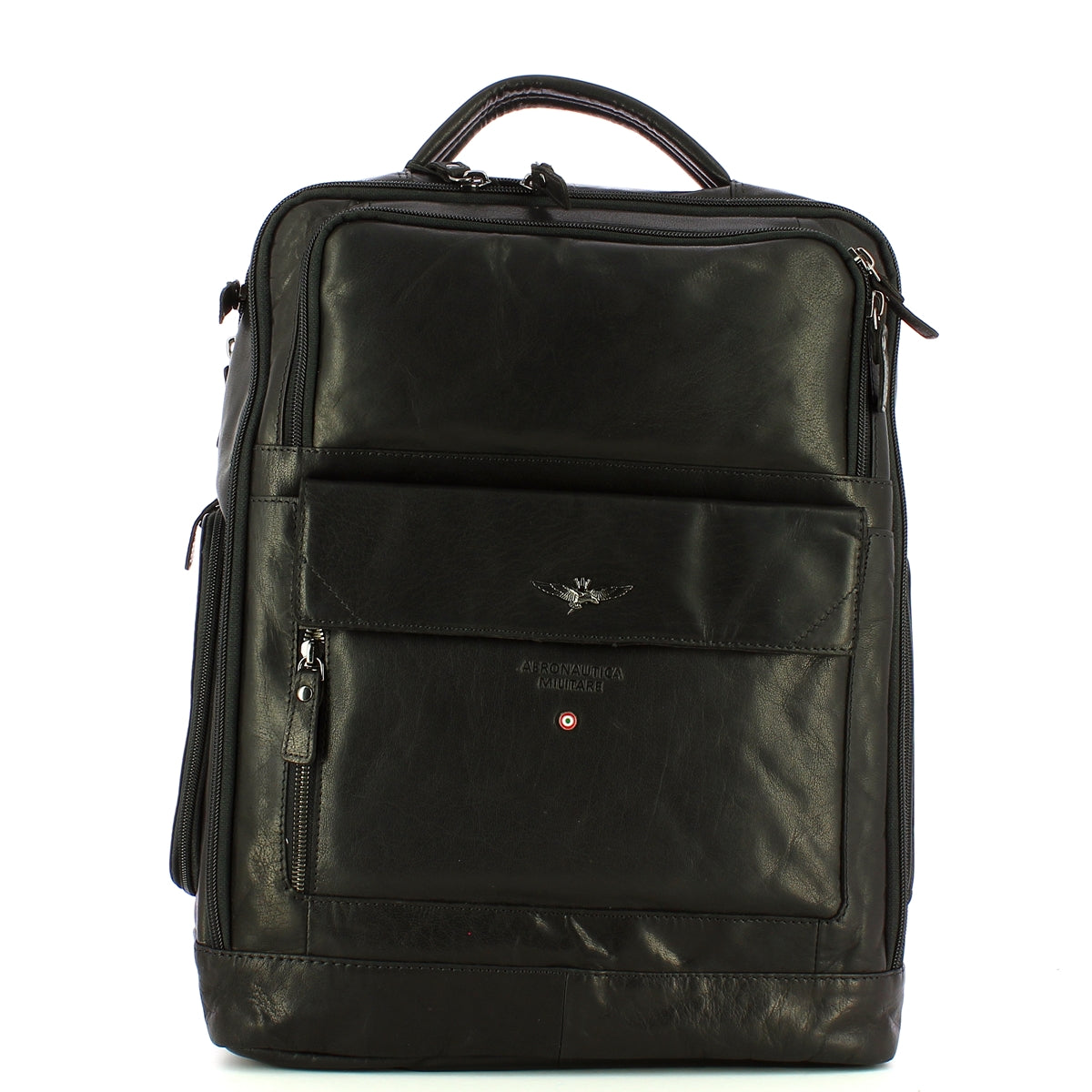 Aeronautica Militare - Zaino Grande in pelle AM | Italystation.com Shop Now at italystation.com