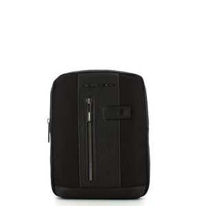 Piquadro - Borsello porta iPad®Brief 2 in tessuto riciclato - CA1816BR2 - NERO