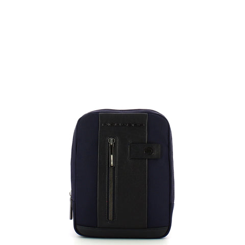 Piquadro - borsello porta ipad®mini brief 2 in tessuto ricicl | Italystation.com - Shop Now at italystation.com