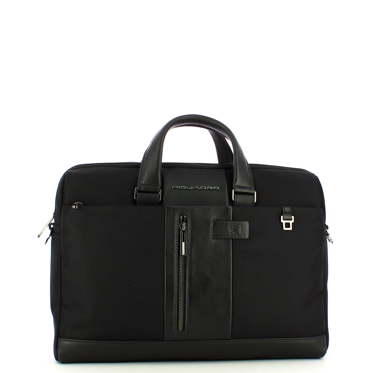 Piquadro - cartella due manici brief 2 15.6 rfid in tessuto r | Italystation.com - Shop Now at italystation.com