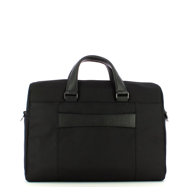 Piquadro - cartella due manici brief 2 15.6 rfid in tessuto r | Italystation.com - Shop Now at italystation.com