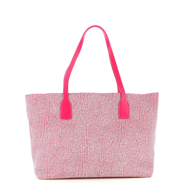 Borbonese - shopping bag large opl�� - 924343648 - rosa | Italystation.com - Shop Now at italystation.com