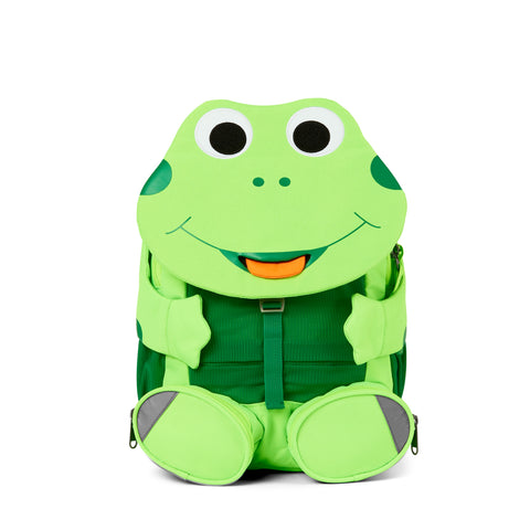 Affenzahn - backback large friend frog neon - af141 - verde/ | Italystation.com - Shop Now at italystation.com