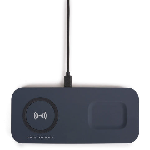 Piquadro - base di ricarica wireless per smartphone e airpods | Italystation.com - Shop Now at italystation.com