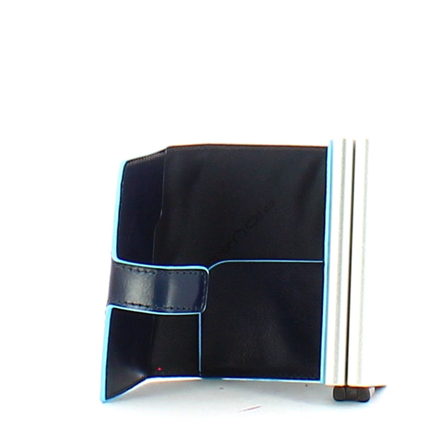 Piquadro - Porta carte di credito con Doppio Sliding System Blue Square RFID - PP5472B2R - BLU2