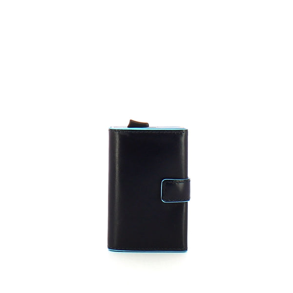 Piquadro - Porta carte di credito con Sliding System RFID Blue Square - PP5649B2R - BLU2