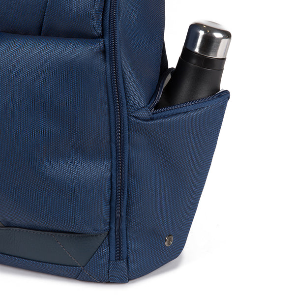 Piquadro - Zaino Porta PC in tessuto riciclato Trakai 14.0 RFID - CA5524W109 - BLU