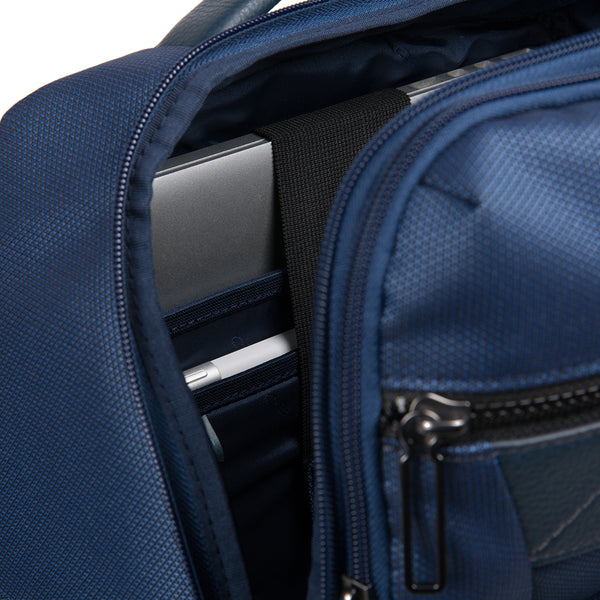 Piquadro - Zaino Porta PC in tessuto riciclato Trakai 14.0 RFID - CA5524W109 - BLU