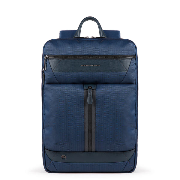 Piquadro - Zaino Fast-Check espandibile Trakai RIFD in tessuto riciclato 15.6 - CA5525W109 - BLU