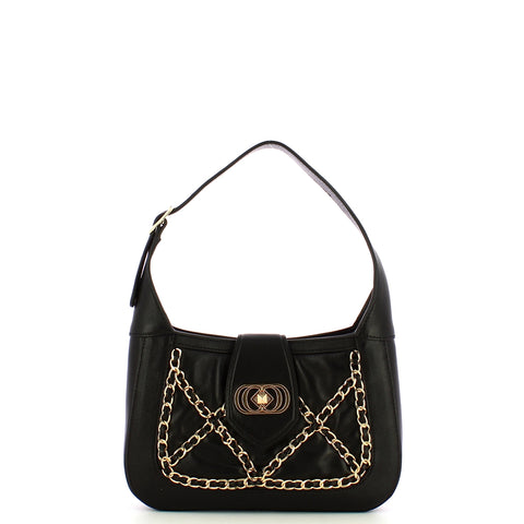 La Carrie La carrie - borsa a spalla chain charlotte black - 112p-jv-9 | Italystation.com - Shop Now at italystation.com