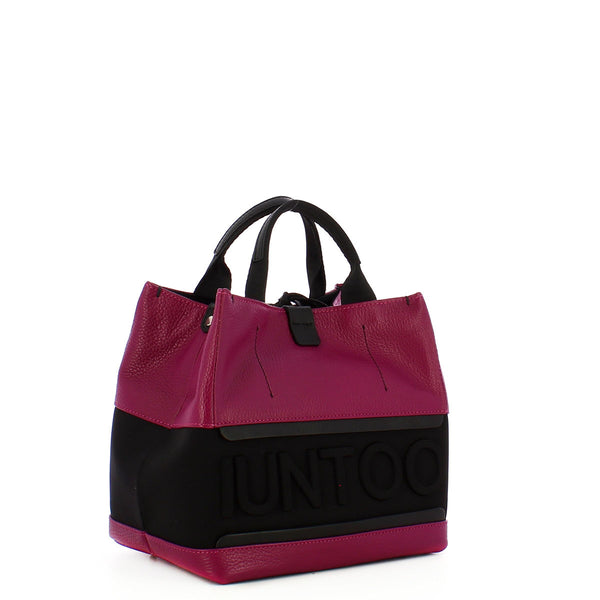Iuntoo - Shopper Piccola con logo in rilievo Pratica - 151003 - DALIA-NERO