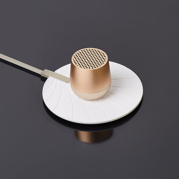 Lexon - mino + speaker bluetooth® alu gold - xla125 - alu/gold | Italystation.com - Shop Now at italystation.com