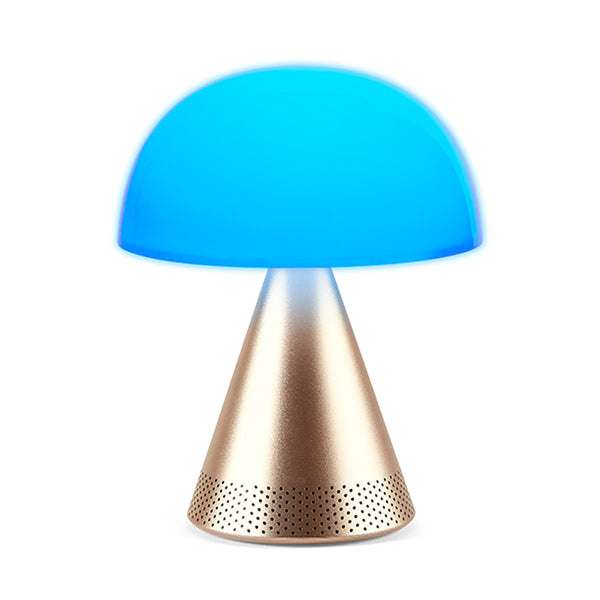 Lexon - lampada speaker mina l audio alluminio oro soft - xlh76m | Italystation.com - Shop Now at italystation.com