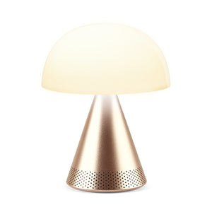 Lexon - lampada speaker mina l audio alluminio oro soft - xlh76m | Italystation.com - Shop Now at italystation.com