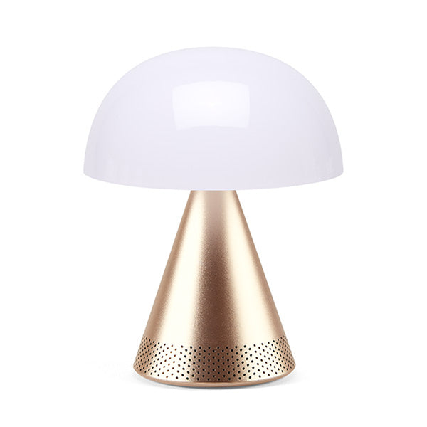 Lexon - lampada speaker mina l audio alluminio oro soft - xlh76m | Italystation.com - Shop Now at italystation.com