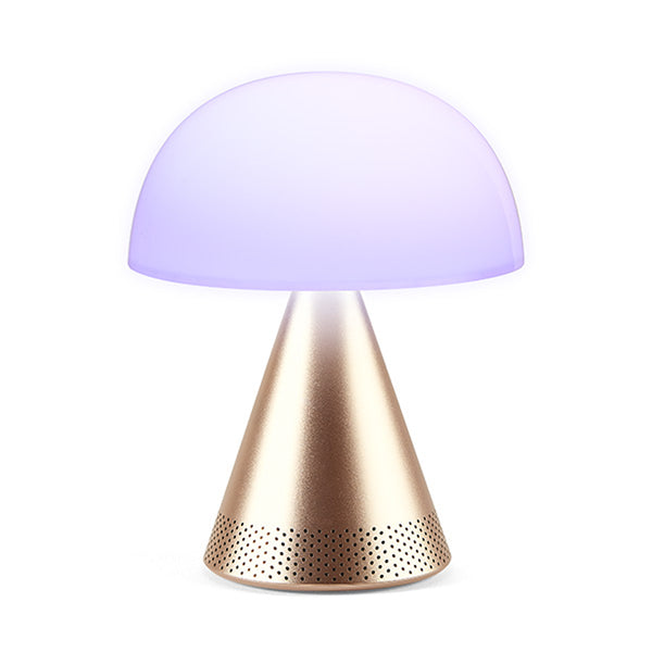 Lexon - lampada speaker mina l audio alluminio oro soft - xlh76m | Italystation.com - Shop Now at italystation.com