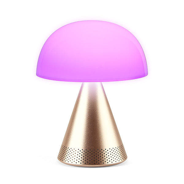 Lexon - lampada speaker mina l audio alluminio oro soft - xlh76m | Italystation.com - Shop Now at italystation.com