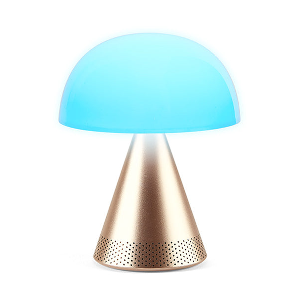 Lexon - lampada speaker mina l audio alluminio oro soft - xlh76m | Italystation.com - Shop Now at italystation.com