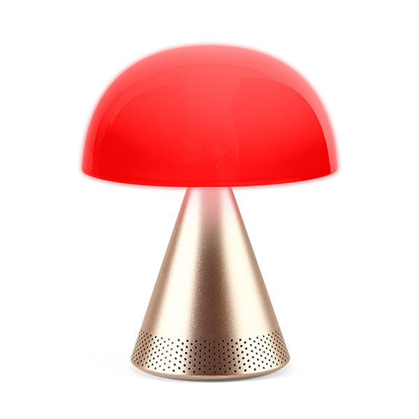 Lexon - lampada speaker mina l audio alluminio oro soft - xlh76m | Italystation.com - Shop Now at italystation.com
