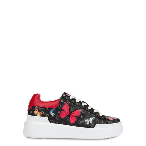 Pollini - Sneakers Heritage Butterfly Collection - TA15244G0EQ4600A - NER/BT.ROSS