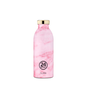 24 Bottles - Clima Bottle Marble Pink 500 ml CLIMA | Italystation.com Shop Now at italystation.com