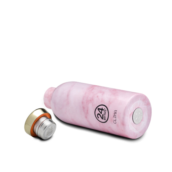 24 Bottles - Clima Bottle Marble Pink 500 ml CLIMA | Italystation.com Shop Now at italystation.com