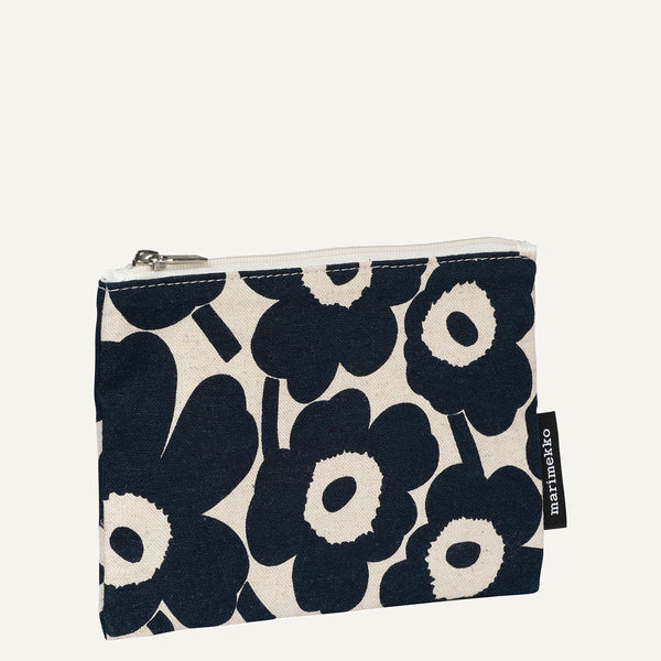 Marimekko - Kaika Mini Unikko Pouch - 070529 - COTTON,/DARK/BLUE