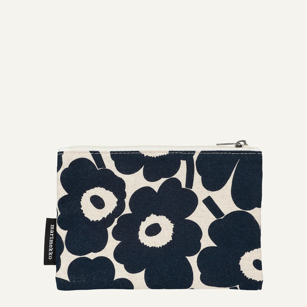 Marimekko - Kaika Mini Unikko Pouch - 070529 - COTTON,/DARK/BLUE