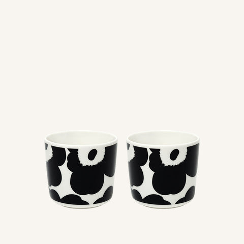 Marimekko - set 2 oiva/unikko coffee cup 2 dl - 070637 - whi | Italystation.com - Shop Now at italystation.com