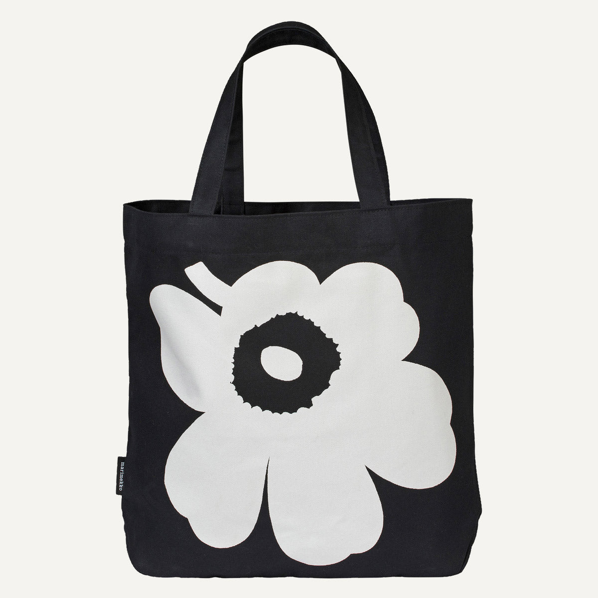 Marimekko - Torna Unikko Bag 047931 BLACK,/WHITE | Italystation.com Shop Now at italystation.com