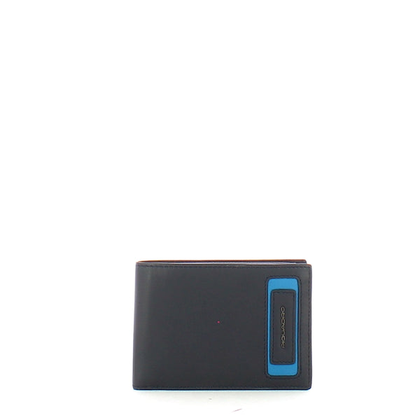 Piquadro - Portafoglio con portamonete RFID Dionisio - PU1392W103R - BLU