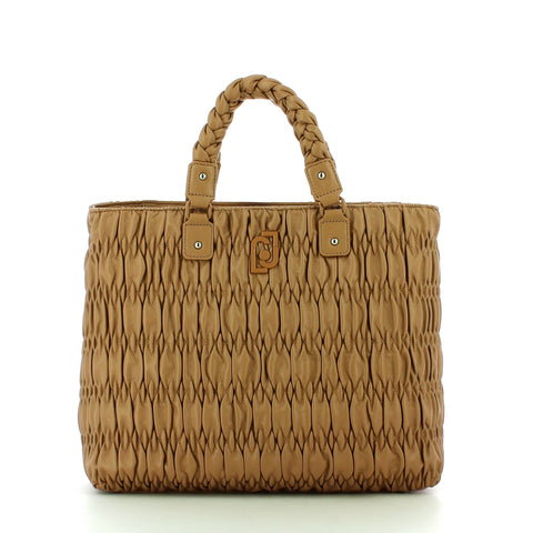 Liu Jo Liu jo - borsa a mano large matelass�� nuez - aa2140e0449 - nue | Italystation.com - Shop Now at italystation.com